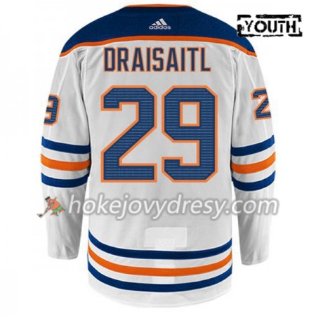 Dětské Hokejový Dres Edmonton Oilers LEON DRAISAITL 29 Adidas Bílá Authentic